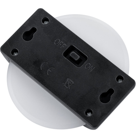 Set mit 2x Solar Garten Lampe LED Fassade Wandlampe Top Down Kreisförmige Leuchte