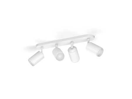 Philips HUE Weiß und Farbe Ambiance Fugato Lampe 4x4.2W Bluetooth Zigbee