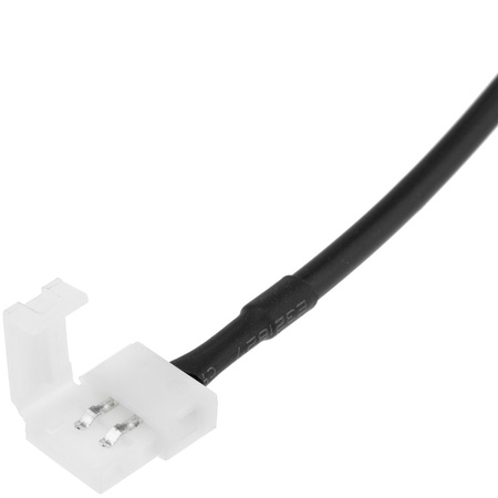 DC-Stromstecker mit Kabel und Schnappverschluss Einbau 2.1/5.5mm 15 cm LUMILED