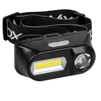 Wiederaufladbare Kopftaschenlampe 250lm XPE + COB LED 7 Modi VAYOX