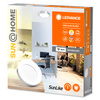 LED-Aufbauplatte 18,5W 500lm CCT Dimmbar Rund Silber SMART+ WiFi Sun@Home Ledvance