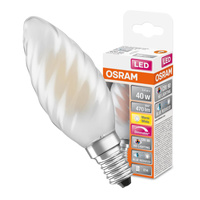 LED Leuchtmittel E14 BW35 3,4W = 40W 470lm 2700K Warm 300° CRI90 Filament OSRAM SUPERSTAR+ Dimmbar