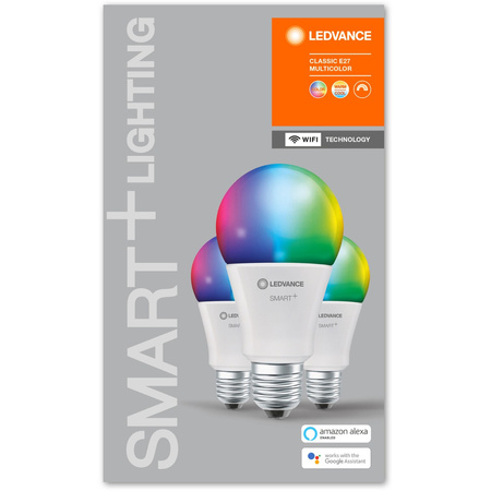 3x LED Lampe E27 A75 14W = 100W 1521lm CCT RGB SMART+ WiFi Dimmbar LEDVANCE