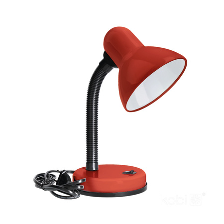 Schreibtischlampe Tischleuchte Verstellbar E27 Rot Smile Kobi