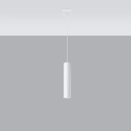 LAGOS 1 GU10 Hängeleuchte Minimalistisch Weiß SOLLUX