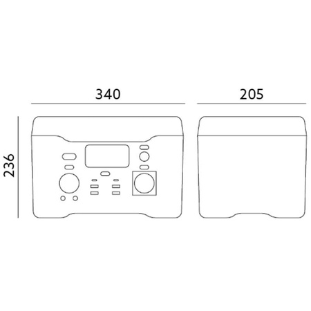 Energiebank Powerbox Tragbare mobile Stromstation 1800W Premium KOBI