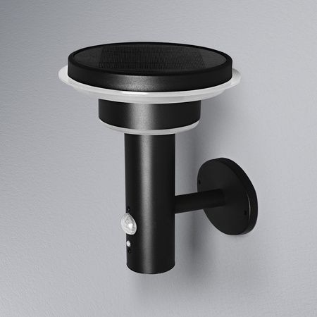 Solar-Gartenwandleuchte LED-Fassadenleuchte 6W Schwarz ENDURA STYLE LEDVANCE