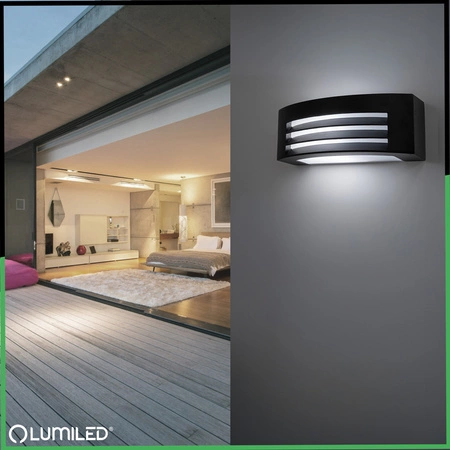 Wandleuchte Außen E27, Garten-Wandleuchte KERIO LUMILED