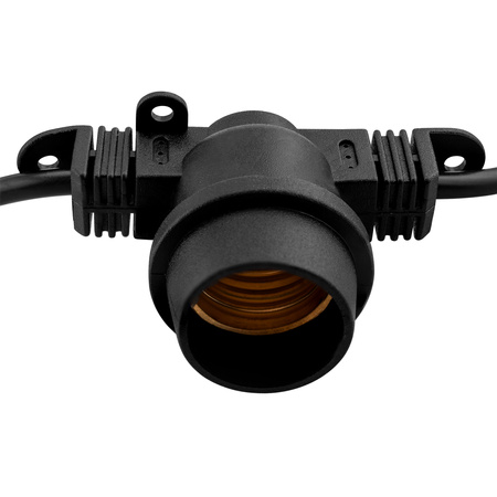 Garten Girlande Outdoor-Lichterkette 10m 10x E27 Glühbirnen 1W 2700K NARCI Lumiled