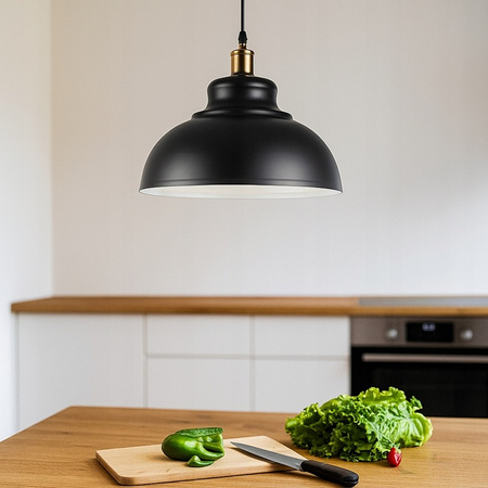 Masterled Deckenleuchte E27 Schwarz Weiß Kupfer Flara Pendelleuchte