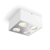 LED-Halogen-Anbauleuchte 4x 4,5W BOX Moving white PHILIPS