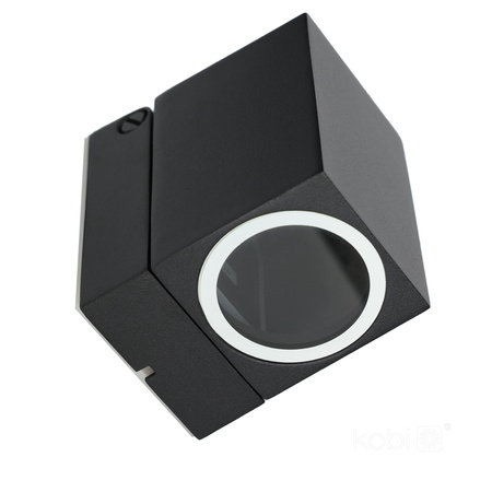 LED-Gartenlampe QUAZAR 15 GU10 IP44 KOBI ALUMINIUM SCHWARZ