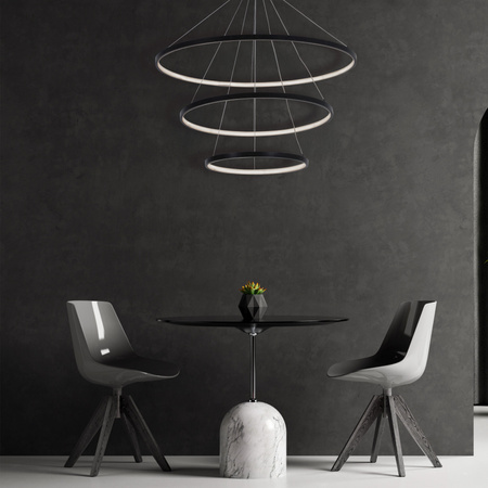 Hängelampe 60W 8000lm 4000K Neutral 120° Schwarz LEA Sanico Goldlux