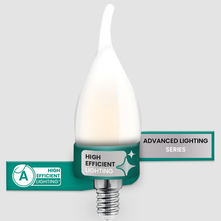 6x LED-Lampe E14 Kerze BA35 2.2W 470lm = 40W 4000K neutralweiß 360° Filament Energieklasse A LUMILED