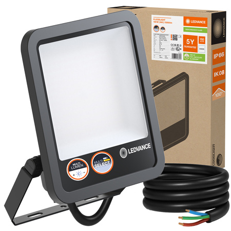 LED-Flutlicht 100W 15000lm 4000K IP66 Schwarz LEDVANCE Flutlicht