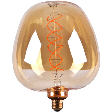 Dekorative LED Lampe E27 FILAMENT S190 4W 260lm 1800K Warm 320° DecoVintage Amber GOLDLUX (Polux)