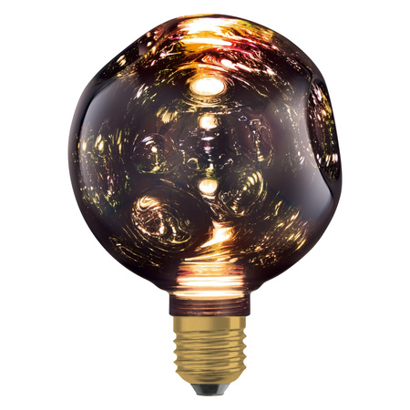 LED-Lampe E27 Sphere 3.5W 300lm 2700K Warm Dekorativ Schwarz ELECTRO GLASS SMALL Osram