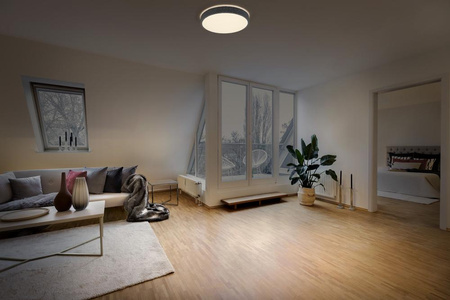 Plafond LED-Deckenleuchte 16W 1000lm 3000K Warm Dimmbar Weiß 28cm Orbis Ledvance