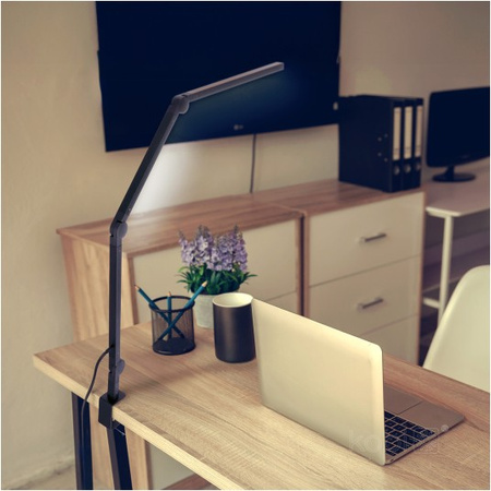 LED-Tischlampe 20W 800lm CCT 120° Schwarz Tenuix Kobi