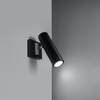 LED DIREZIONE GU10Wandleuchte Moving schwarz SOLLUX