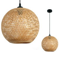 Bambus E27 Boho Bitavia Dekorative Hängelampe Kobi
