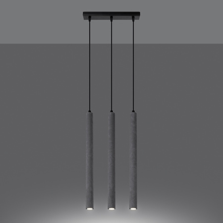 PASTELO 3L 3xG9 Betondecke Pendelleuchte Modern SOLLUX