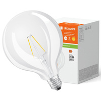Globe E27 G125 LED Lampen 2,5W = 25W 250lm 2700K Warm 300° Filament LEDVANCE