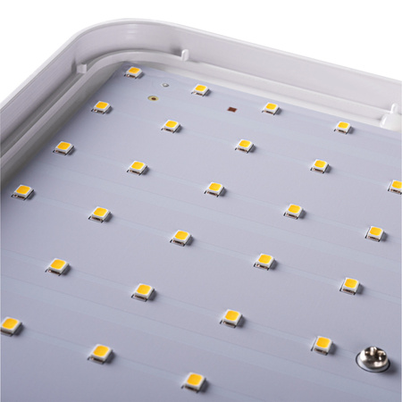 Plafond LED Deckenleuchte VARSO 36W 3600lm 4000K IP54 Quadratisch Weiß KANLUX