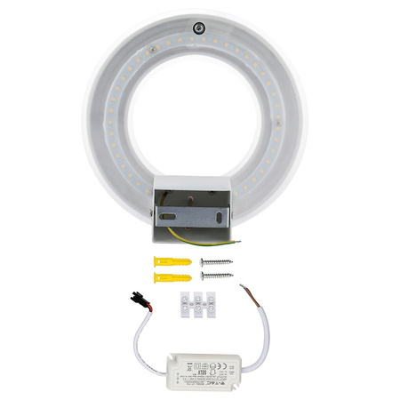 LED-Wandleuchte 9W 3000K IP20 Ringweiß VT-710 V-TAC