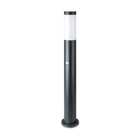 Gartenlampenmast E27 IP44 Mit Bewegungssensor 80CM E27 Grau VT-838 V-TAC