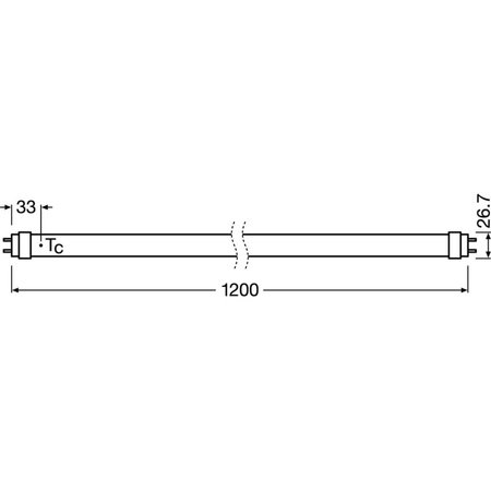 LED Röhren G13 T8 14.9W 2600lm 5000K Neutral 190° 120cm OSRAM SubstiTUBE