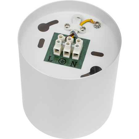 Aufbauleuchte HALOGEN Aluminium Weiß SPOT TUBE 10cm für LED GU10 Bellalux