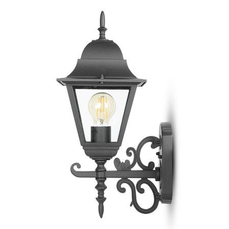 Gartenlampe E27 Wandleuchte groß mattschwarz VT-761 V-TAC