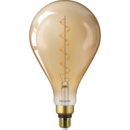 LED Lampen E27 A160 4,5 W = 28 W, 300 lm, 1800 K, warmes Filament, bernsteinfarben, PHILIPS