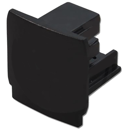 Schwarze dreiphasige Aluminium-Sammelschiene für Stromschienenstrahler 100 cm