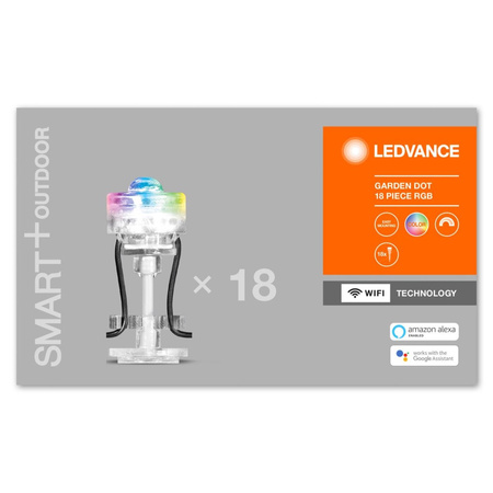 Dekorative LED-Lichtpunkte RGB 4W SMART+ WiFi GARDEN 18 Dot LEDVANCE