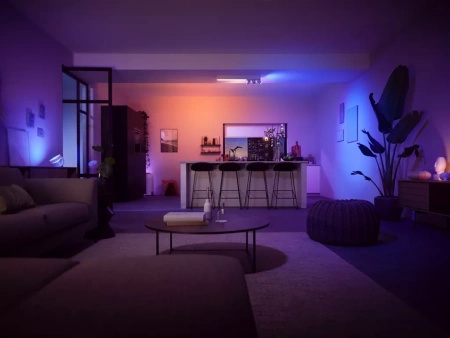 LED-Reflektor-Deckenleuchte 48.6W 3700lm IP20 Weiß und Farbe Ambiance RGB + TW Weiß Smart SMART Zigbee Bluetooth Centris Philips HUE