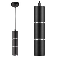 Hängelampe GU10 SchwarzSilber BAMBOO Sanico Goldlux