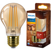 E27 A60 LED Lampen 7W = 40W 470lm 1800K Warm Filament Amber PHILIPS