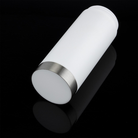 Außengartenlampe E27 SILVER POST 65cm mit 230V-Fassung