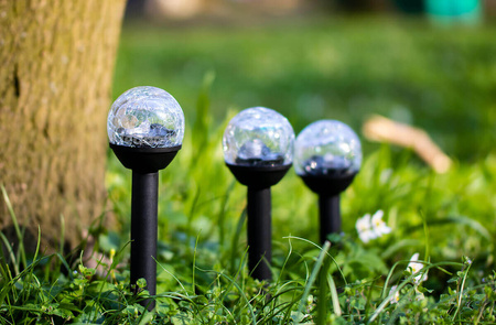 LED Solar Gartenlampe Drive 5500-6000K IP44 33cm Dämmerungssensor