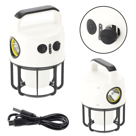 Camping Camping Licht Wiederaufladbare LED Tourist USB-C Taschenlampe