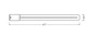 LED-Leuchtstofflampe 2G11 18W = 36W 2300lm 6500K Kalt 140° Dulux Ledvance
