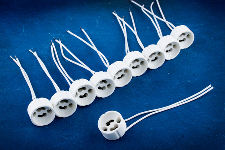 10X Keramiksockel für GU10 LED-Lampen