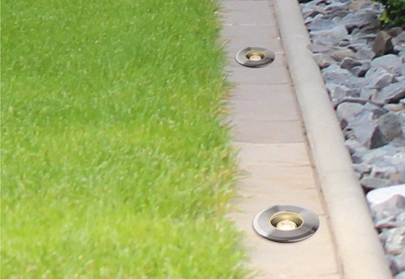 PICCO LEDm 9105 IP67 1W 3000K Silber Gartenleuchte Bodenmontage Nowodvorski