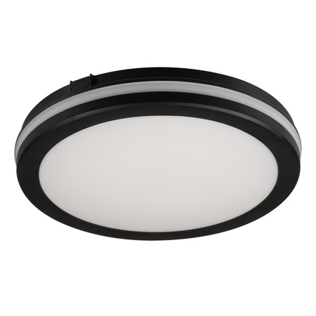Plafond LED-Deckenleuchte BENO ECO 40W CCT IP65 Schwarz Rund KANLUX