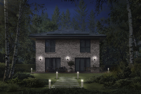 Endura Ledvance E27 50cm IP44 Grau Outdoor Standing Poles Gartenlampe