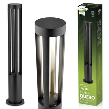 Gartenleuchte 12W, Außenstehleuchte Pollerleuchte 4000K 80cm QUERO LUMILED