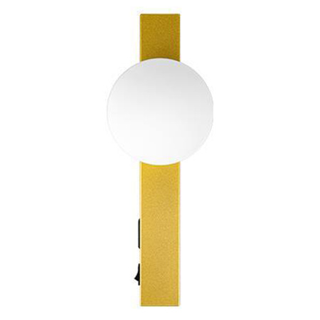 Wand Wandmontage Aufputz Leselampe G9 USB Schalter Gold Bali Masterled