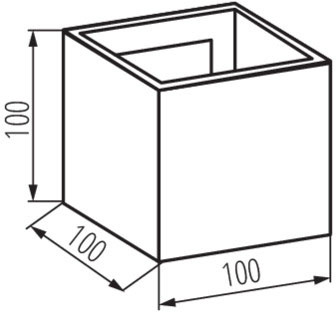 LED-Steigungsleuchte REKA Graphit UP AND DOWN 7W 360lm 840 Neutral IP54 Kanlux